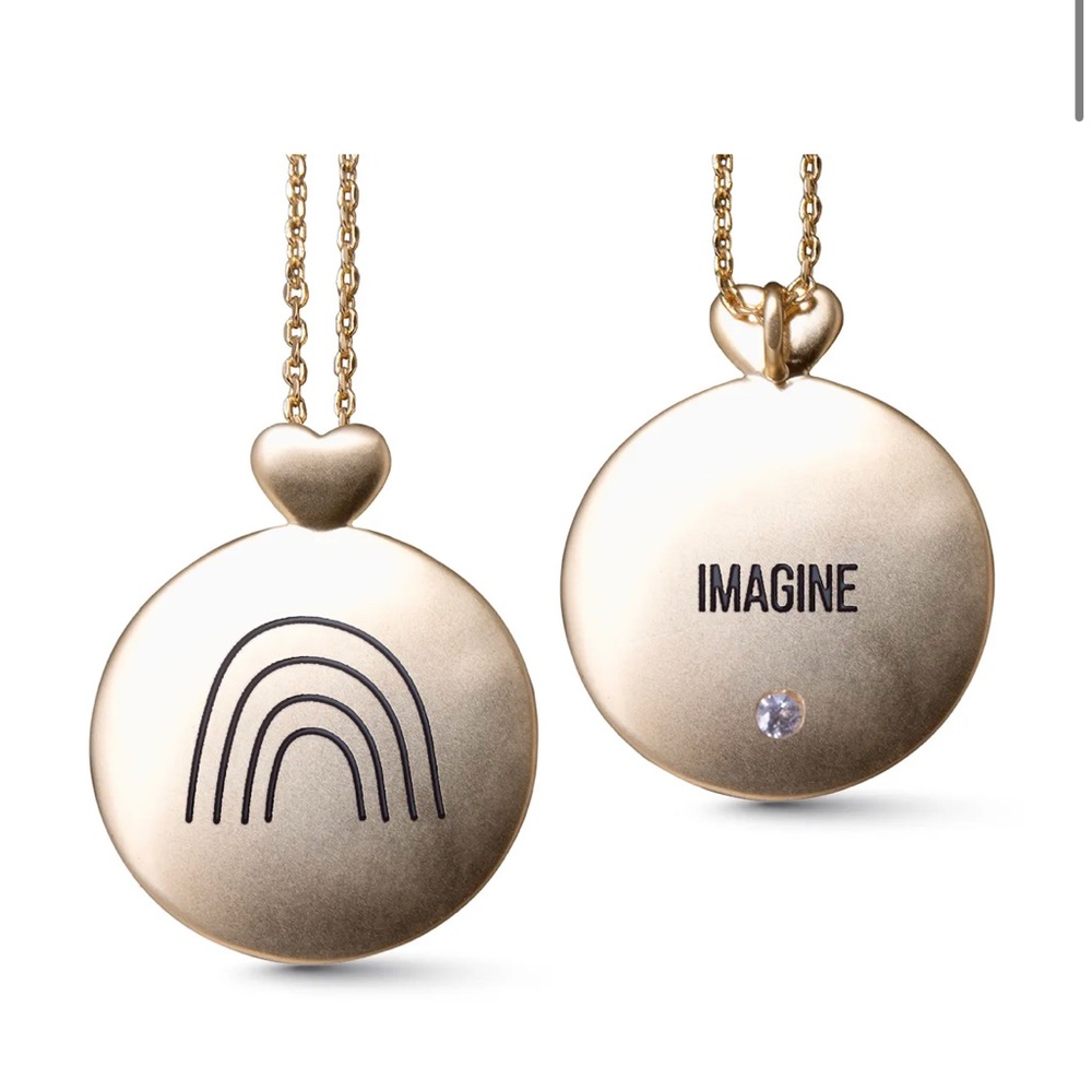 Imagine Rainbow necklace